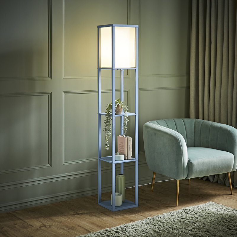 Struttura 160cm Matte Traditional Floor Lamp, Yes, Blue