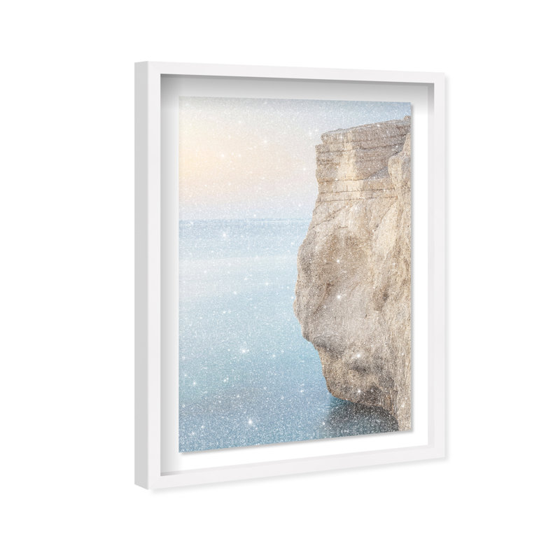 Rocky Edge III Print by Oliver Gal, 31.5"H x 46.5"W, White Shadowbox