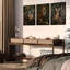 3pcs Magical Woodland Animals Canvas Wall Art Dark Academy Wildlife Painting Picture Wall Decor Moody Flowers Style Poster Print Artwork for Living Room Bedroom Home Decoration 16x24in-66975283