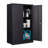 Metal Storage Cabinet With Locking Doors And Adjustable Shelf-528317662
