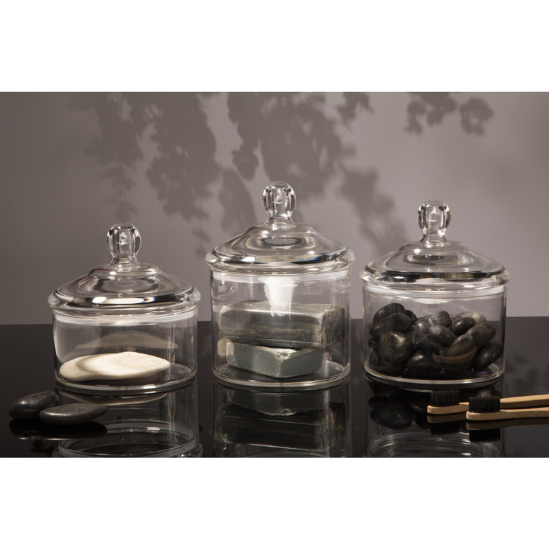 Gozo Kitchen Canisters & Storage Jars, 16cm H x 14cm W x 14cm D