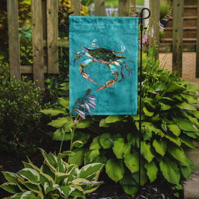 Drapeau de jardin à 2 côtés crabe
