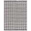 Tapis rayé noir / ivoire Kilim 807-1409756889