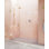 Illume 69.5 in. x 78 in. Fully Frameless Wall Hinge Shower Door