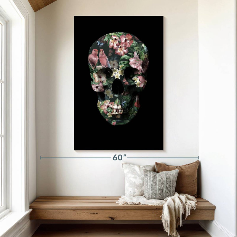 Kerner Tropic Skull, 51" H x 34" W