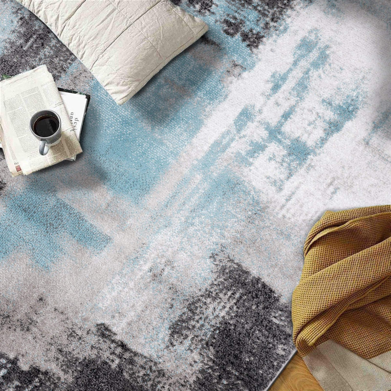 Tapis en polypropylène tissé à la machine Milroy, Rectangle 7 pi 10 po x 10 pi