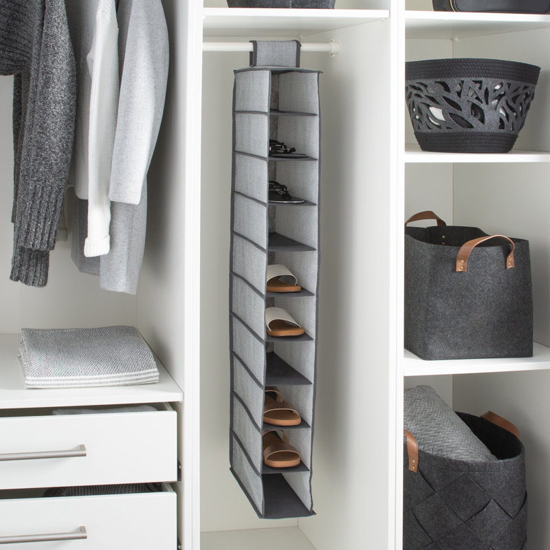 10 Pair Hanging Shoe Organizer