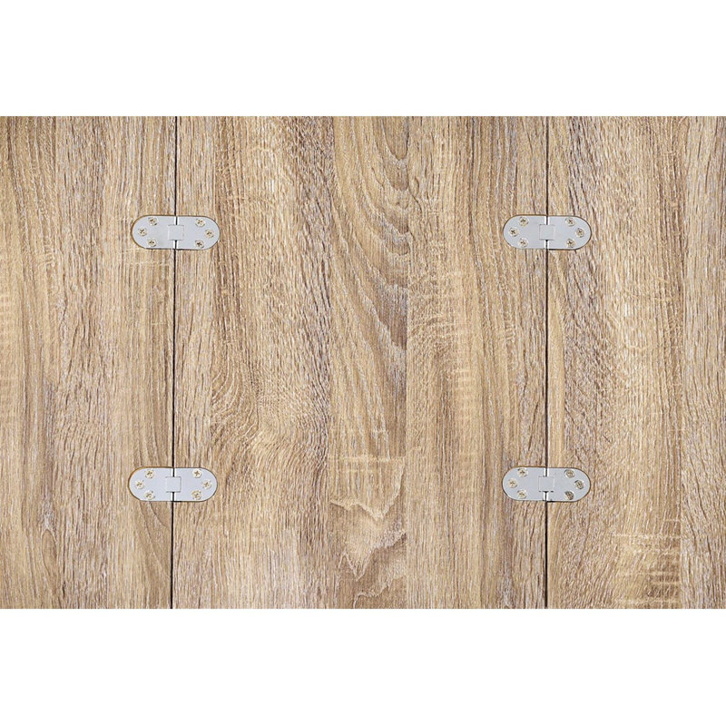 Table de bout avec rallonge Millington, table d'appoint avec plateau pliable, table d'appoint rectangulaire
