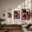 Circles in Motion Geometric - Framed Print-1451757936-1451757943