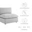 Ensemble de canapé modulaire rembourré et rembourré en duvet 5 pièces Modway Commix-2080046600