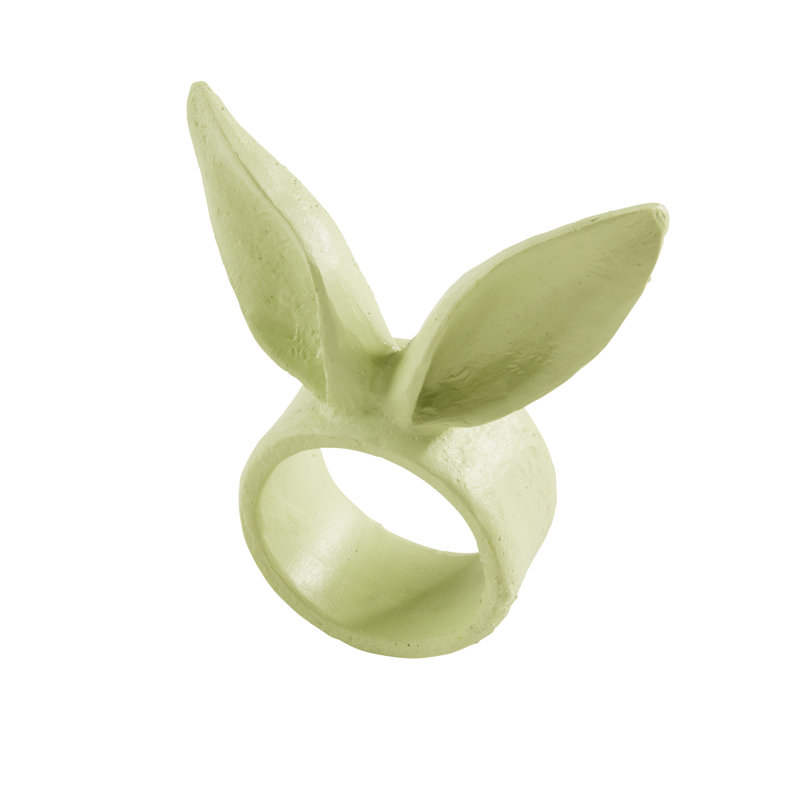 Bunny Ears Table Napkin Ring, Green