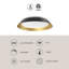 Plafonnier encastré 1 lumière DEL 14,25 po Jasper-68128359