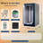 Serenelife Portable Sauna Box For Home, Steam Sauna Tent With 4L Steamer, Folding Sauna Chair, Remote Control In-Home Spa, 71" X 35" - Inch (Black)