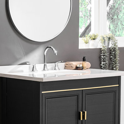8 Inch Widespread Bathroom Faucet With Pop - Up Drain, Dual Handle Precise Temperature And Flow Setting, 360 Swivel Spout, Ceramic Valve Core, Polished , Geometric Design 3 Hole Sink Double Lever