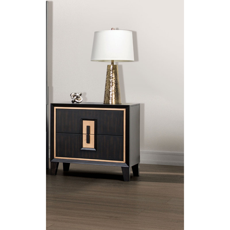 Table de chevet contemporaine 1pc