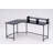 L-Shape Corner Writing Desk with with Monitor Stand-571814832