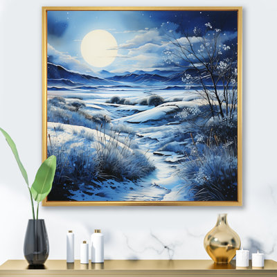 Desert Whispering Sands Pointillism - Landscapes Canvas Prints