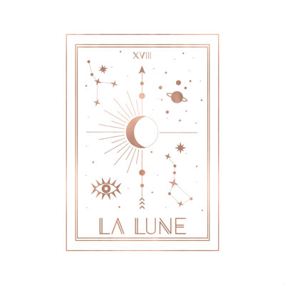 La Lune ou la Lune - blanc