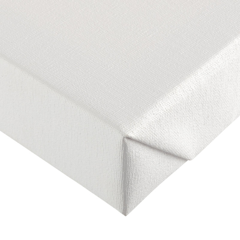 Neutral Abstract Clouds Canvas Art in White and Beige