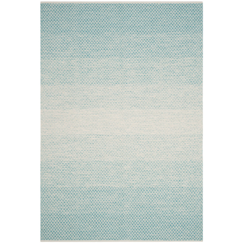 Cayman Hand Woven Cotton Geometric Rug, Rectangle 3' x 5'