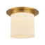 Mineral 11-in Brass Flush Mount-204888999-204888994