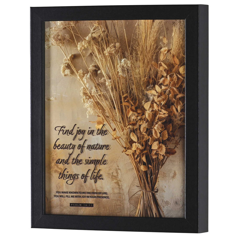 Art encadré «Find Joy In The Beauty»