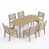 Light Gray Wicker/Light Teak