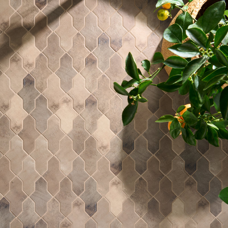 Souk 4.84 In. X 8.46 In. Terracotta Look Matte Porcelain Floor And Wall Tile (5.32 Sq. Ft. / Case), Taupe Brown