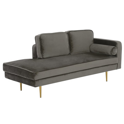 Dan Velvet Chaise Lounge