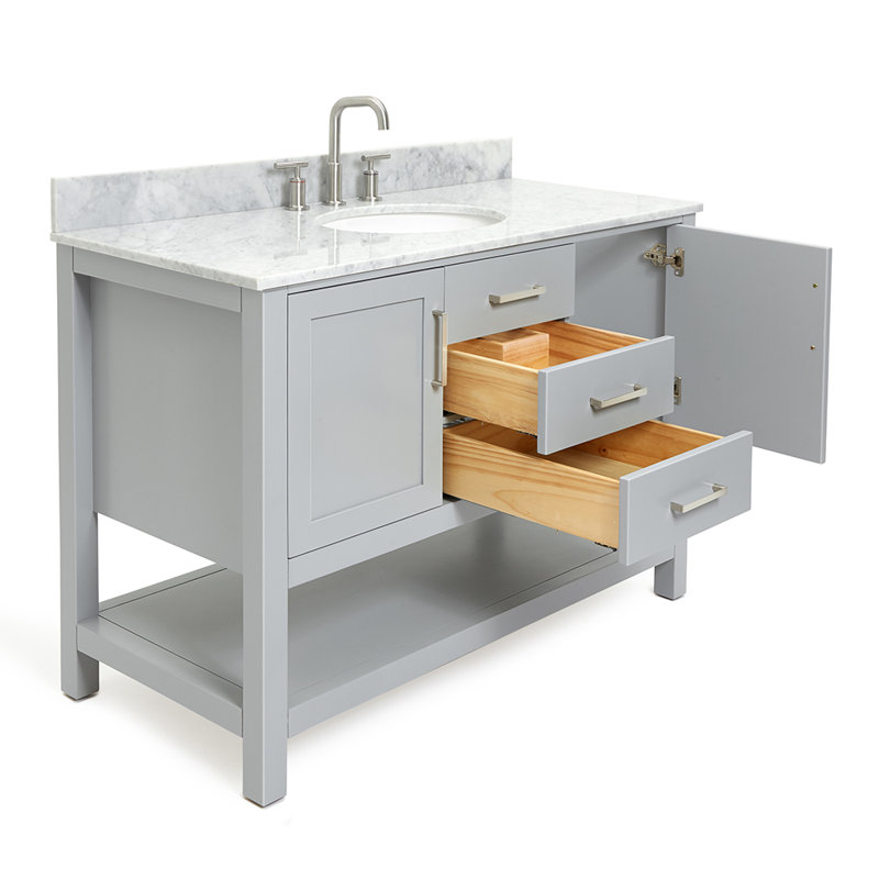 Bayhill 49'' W Single Vanity, Gray