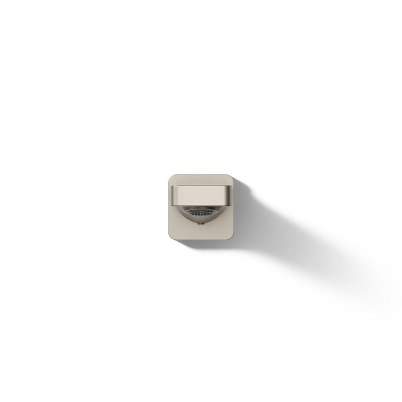 Parallel Wall Mounted Tub Spout Trim, Vibrant Brushed Nickel