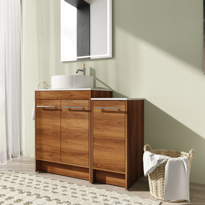 Meuble-lavabo simple 35,47 po avec comptoir