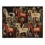 Burano Hand Knotted Wool Animal Print Area Rug-1479797226