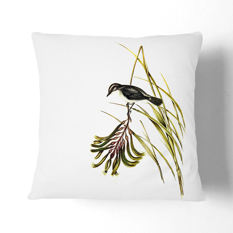 Square Throw Cushion, White, 55cm H x 55cm W x 20cm D