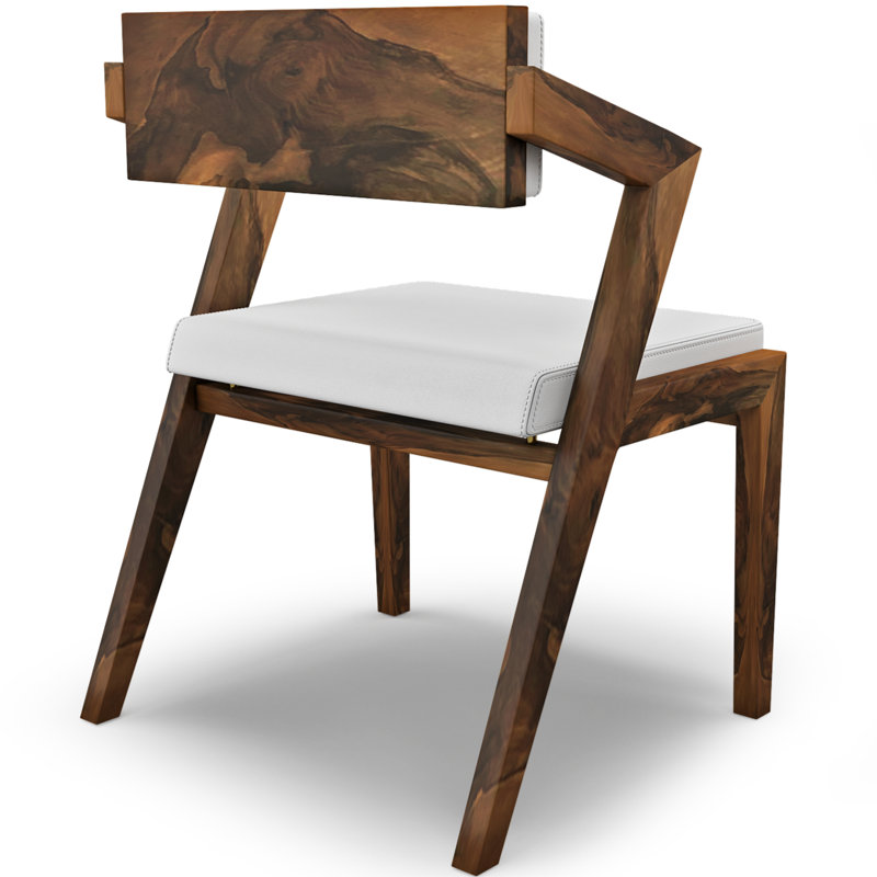 Fauteuil en cuir, Blanc, 10 Pieces