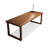 Light chestnut color Rectangular Solid Wood writing desk-118342512