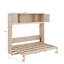 Grand lit escamotable avec armoires de rangement-1869629255