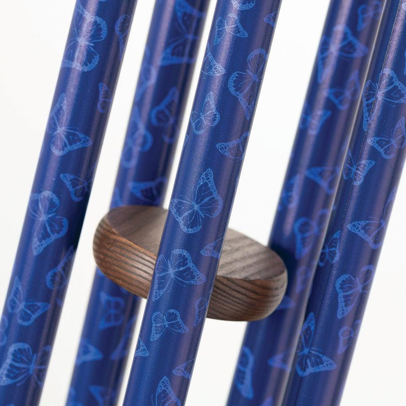 Carillon papillon bleu
