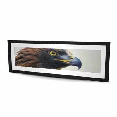 Aigle à tête brune - Impression hyperréaliste best-sellers encadrée