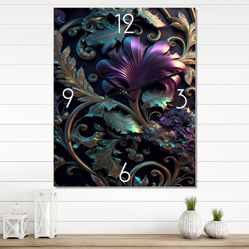 Jelsma - Très grandes horloges murales florales, Grand