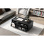 Table basse moderne en U en bois trempé U-Can