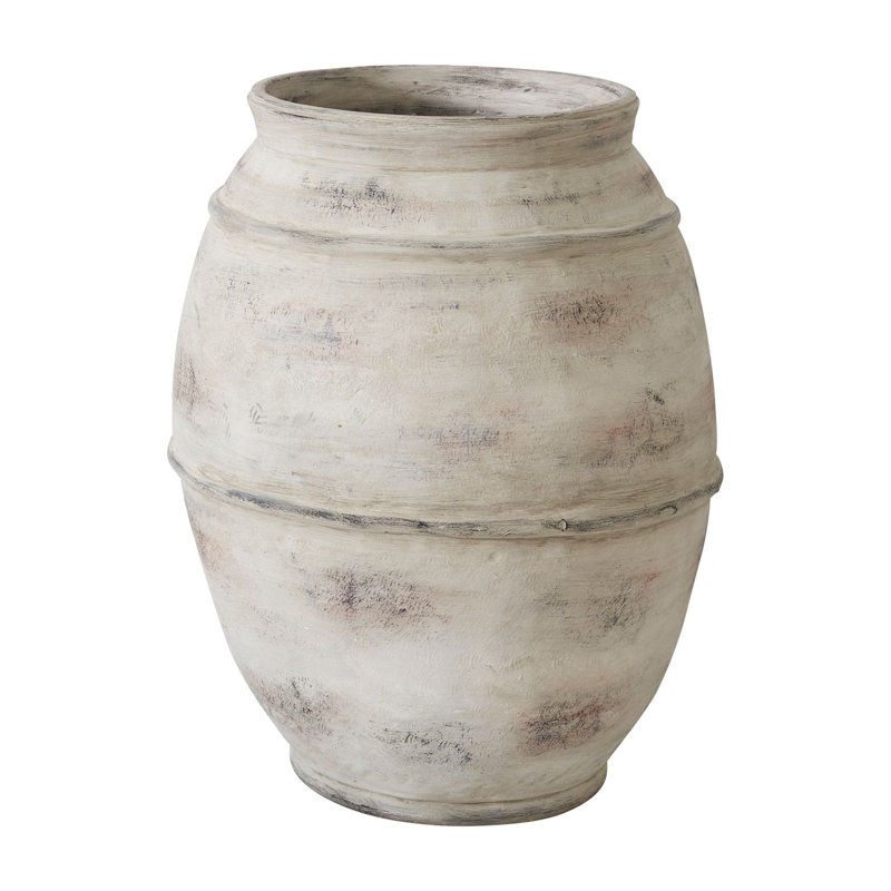 Pot à fleurs en céramique Shimla, H 31,5 po x l 26,75 po x P 26,75 po