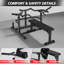 Machine à mettre la main sur le coffre avec bras accoudoirs indépendants et banc d'entraînement plat séparé, paliers lisses et silencieux, supports de support de sécurité, appareil d'entraînement multifonctionnel pour le gymnase à domicile