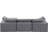 Kirstey Velvet L-Shaped Sectional Reversible-87141383