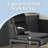 26.4 Inches Bar Chairs with Stitching, PU Leather, Black-1465933105