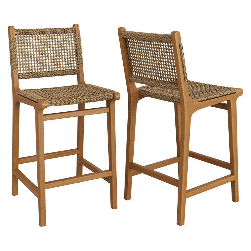 Ensemble de 2 chaises de comptoir Rowe