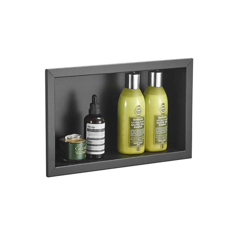 304 Black Stainless Steel Recessed Shower Trolley