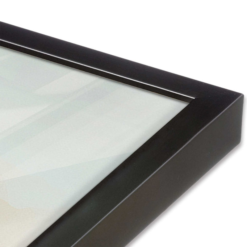 Amber Horizons I, Cadre simple en zinc patiné, H 13,75 po x l 13,75 po
