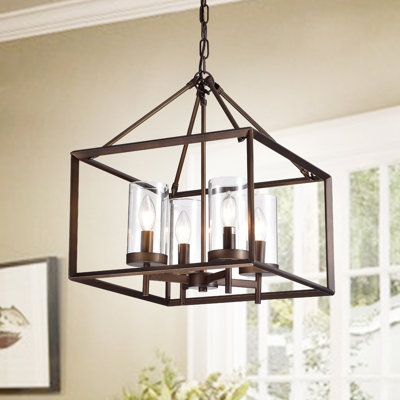 Lustre rectangulaire à 4 lumières Randall