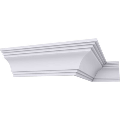 2"H x 2"P x 2 3/4"F x 94 1/2"L Kent Traditional Smooth Crown Moulding